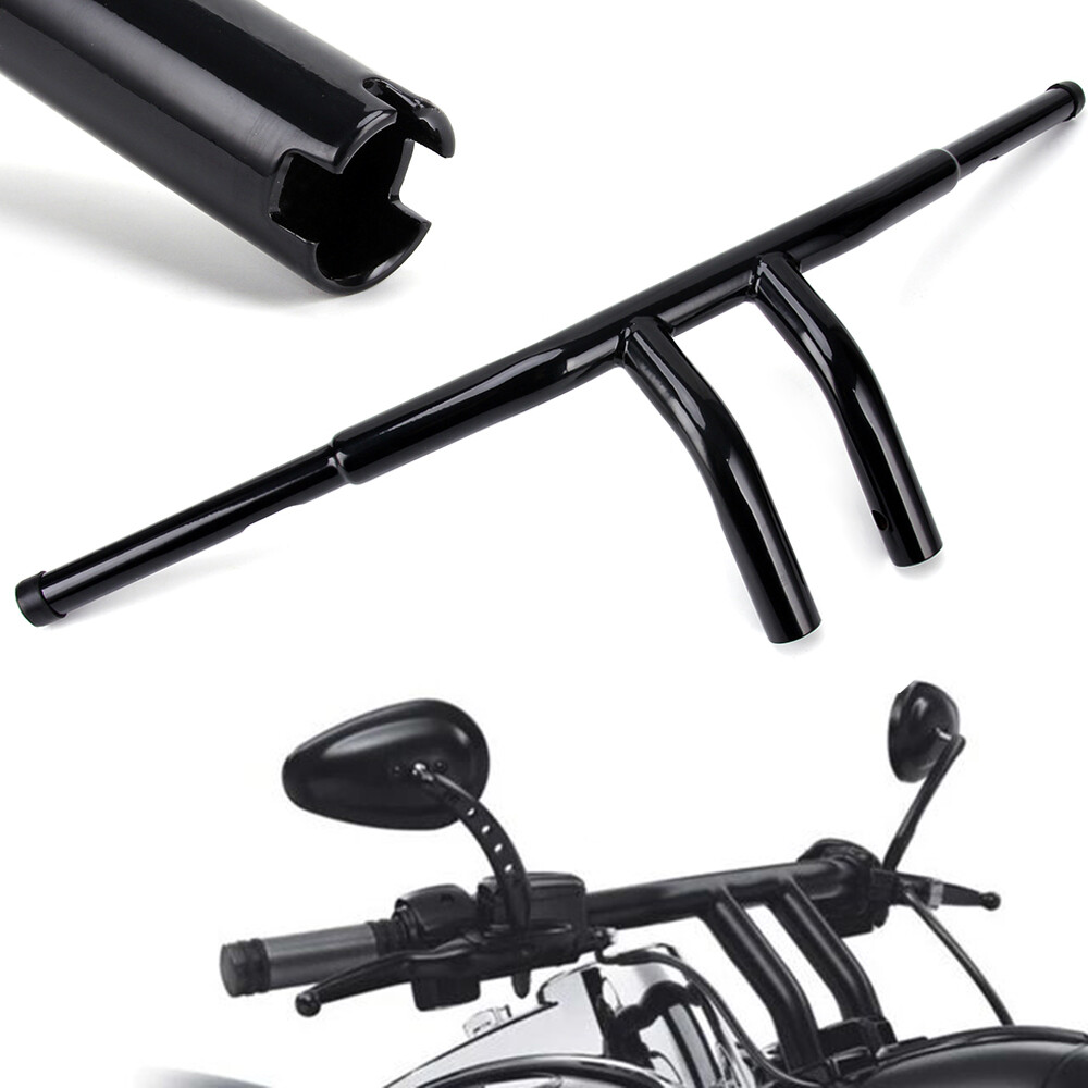 1-1/4″ 8″ RISE T-BARS HANDLEBAR DRAG BAR RETRO MOTORCYCLE CUSTOM UNIVERSAL