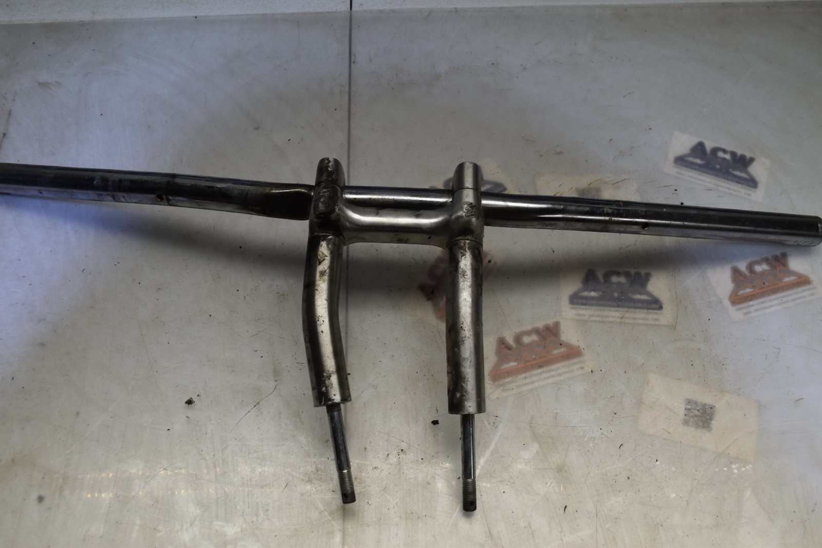 S1-6 Handlebar W Riser Bent Handle 04 Suzuki Savage LS650 LS 650 Free Us Ship