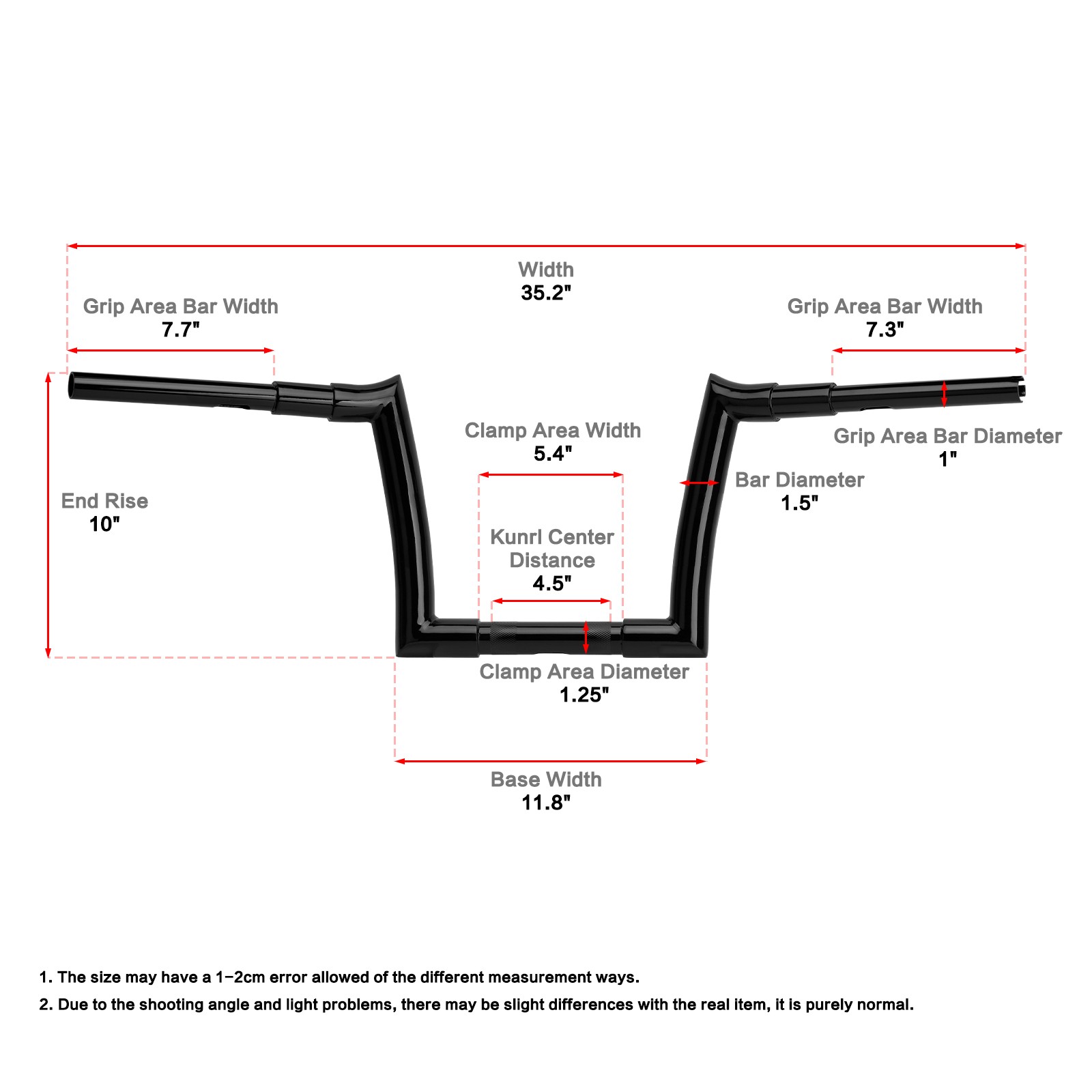 10″-14″ Rise Ape Hanger Handlebar For Harley Road King Classic Special 2014-2025