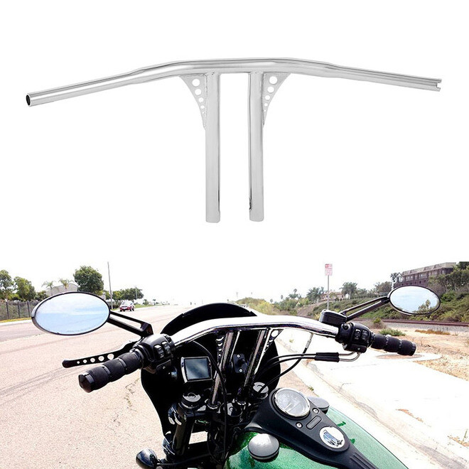 8/10/12/14/16″ Rise 1.25″ T-Bar Handlebar Fits For Harley 82-UP Throttle by Wire
