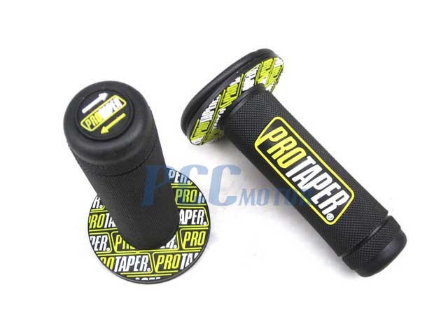 22mm MX Grips Dirt Bike ATV YELLOW Dual Density Full Diamond GR05_Y