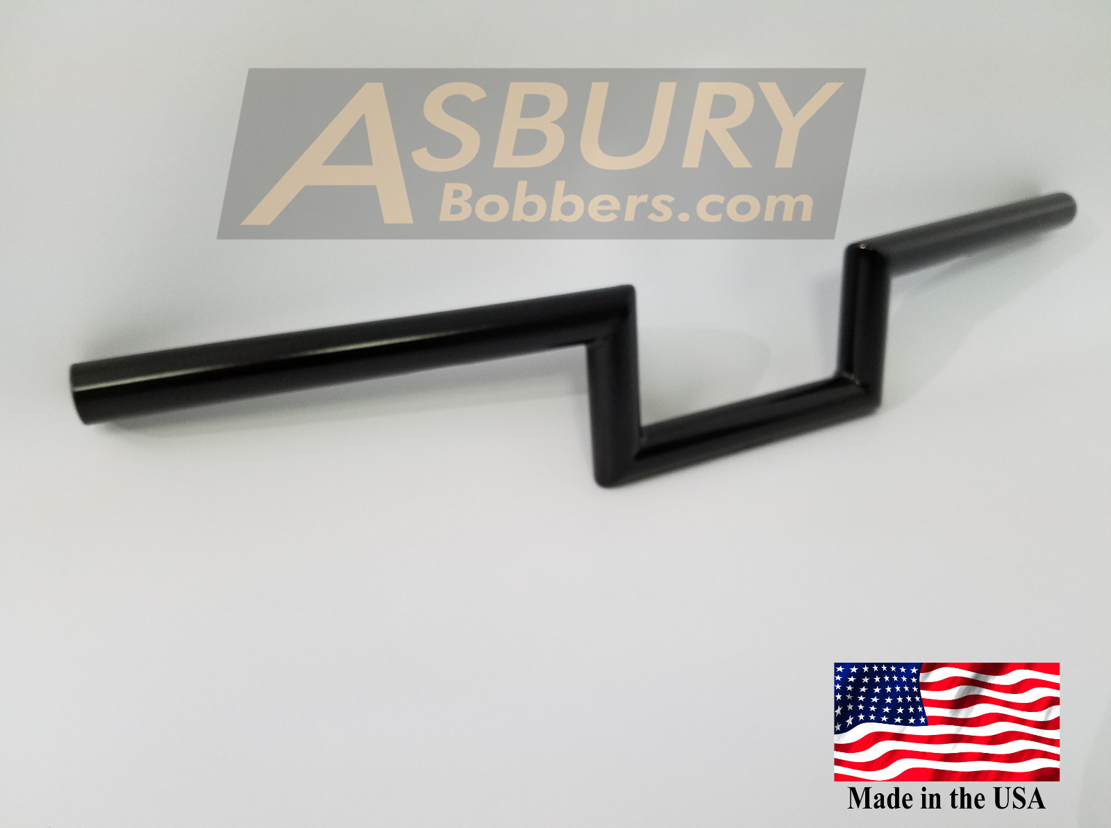 1 in Z Bars Gloss Black Narrow Lane Spliters 4 in rise Handlebars