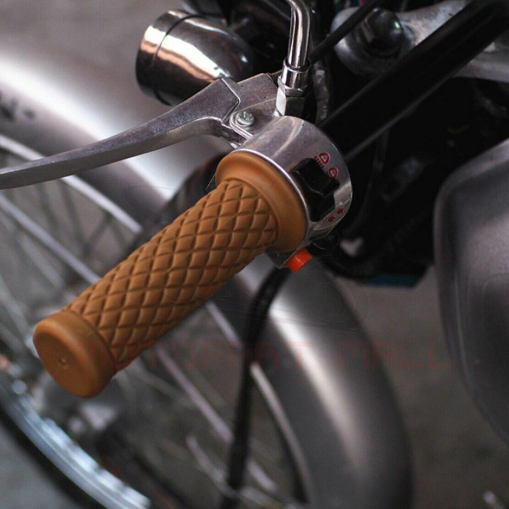 MOTORCYCLE RUBBER GEL HAND GRIPS FOR 7/8″ HANDLEBAR HONDA SUZUKI YAMAHA KAWASAKI