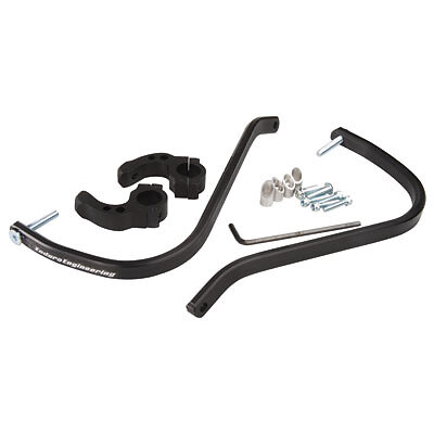 Enduro Engineering Evolution Debris Deflectors Black Bar/White Plastic 1 1/8″