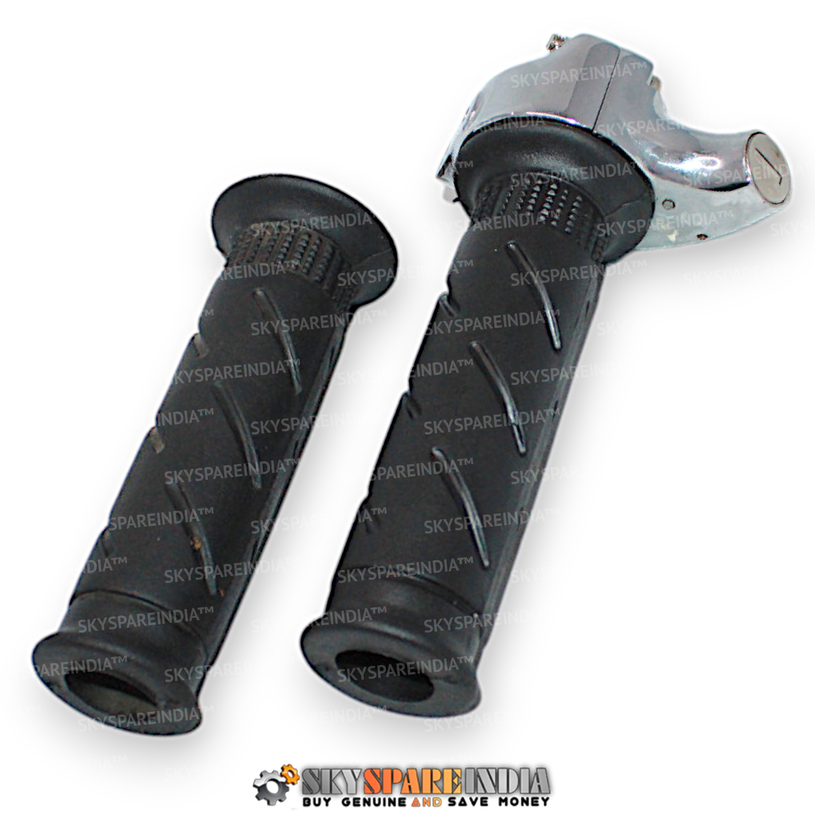 Lockable Throttle Twist Grip Compatible With Royal Enfield Triumph Norton BSA