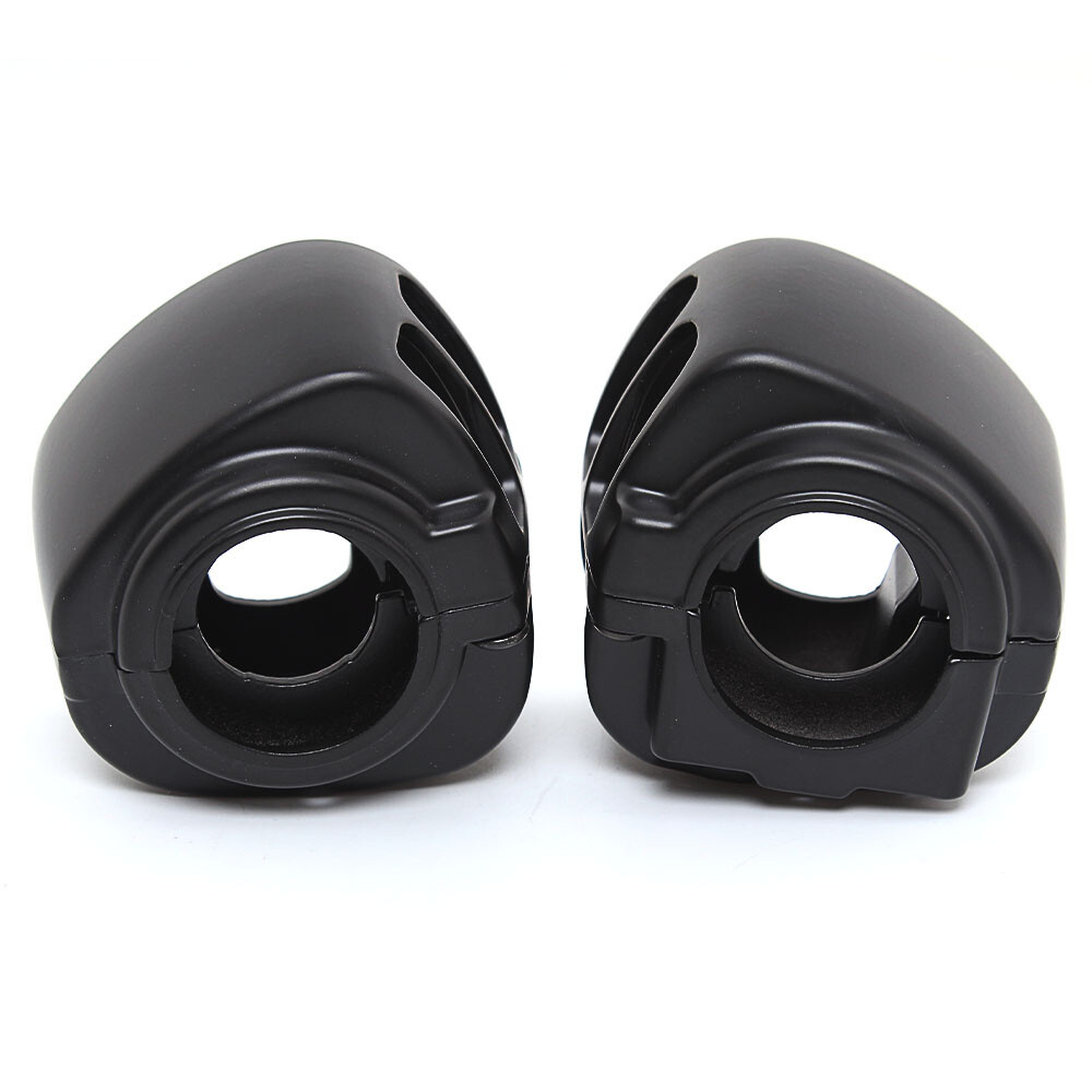 Black Handlebar Hand Control Switch Housing Cover Kits For Harley Dyna Softail