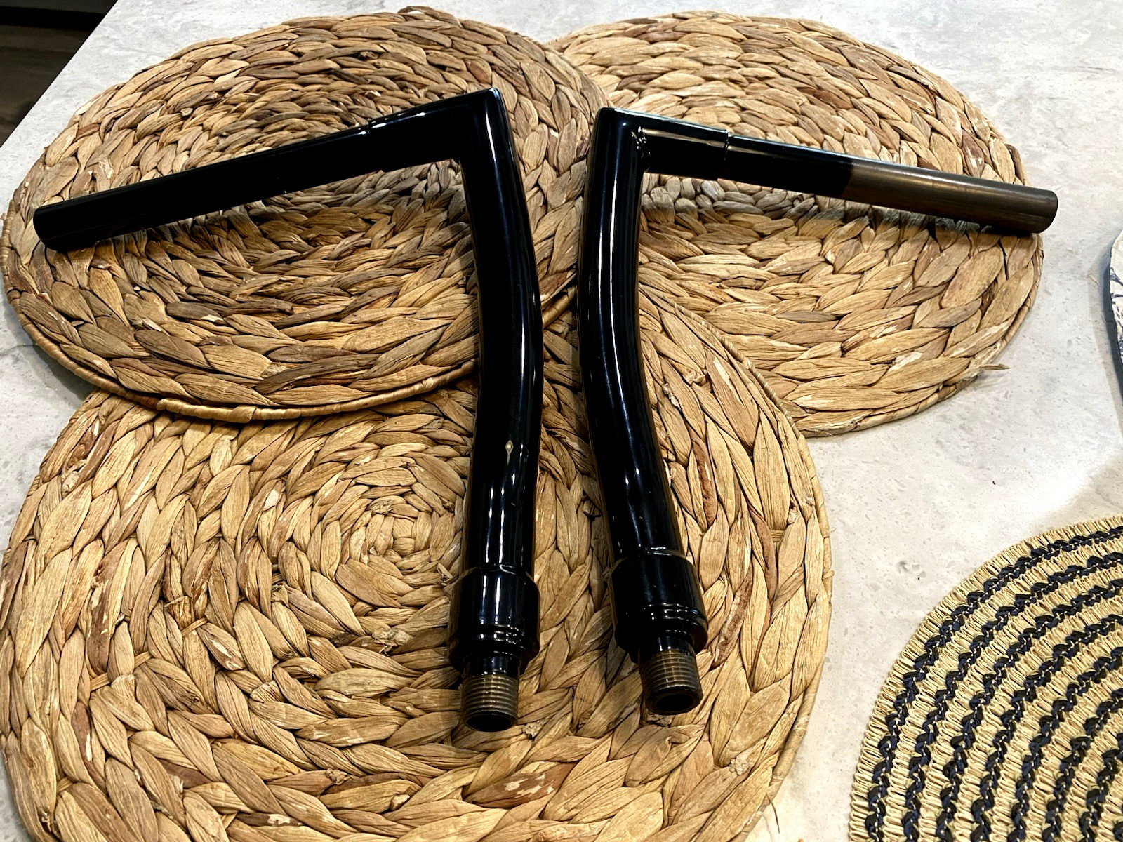 🔥TODD’S CYCLE 1-1/4″ Strip Handlebar – FXS – 12″ Rise – OEM Top Tree – Black🔥