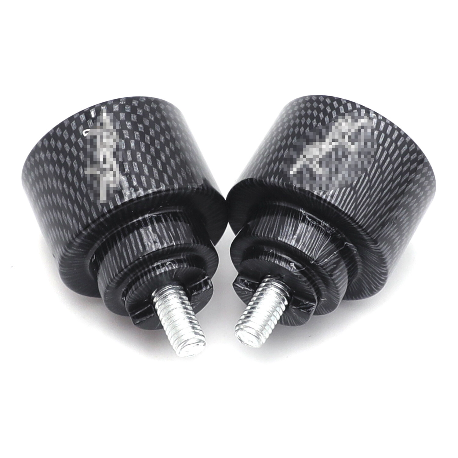 Carbon Bar Ends Logo Hand Grip Handlebar End Caps For Honda CBR 900RR 1993-1999