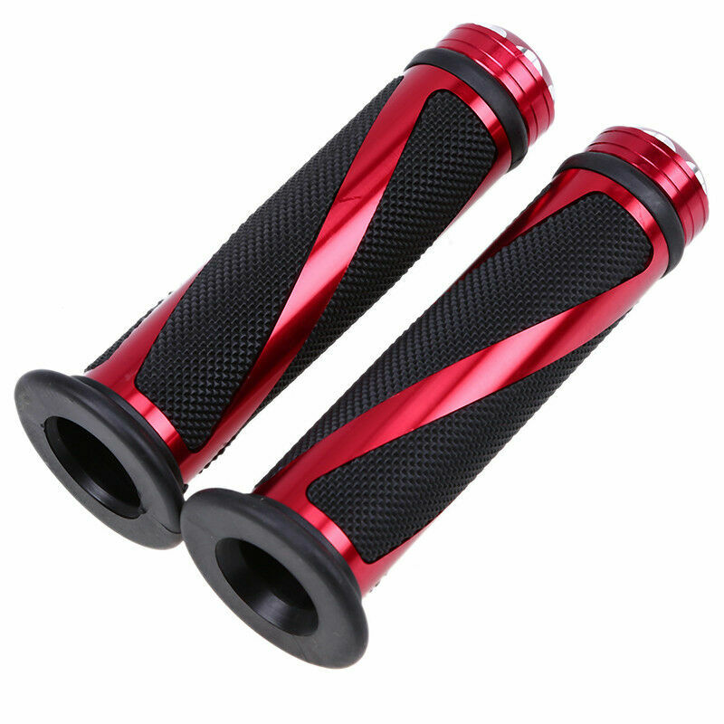 Fit Honda CR125R 7/8″ Hand Grips Handle Bar Throttle Grips None-Slip Gel Rubber
