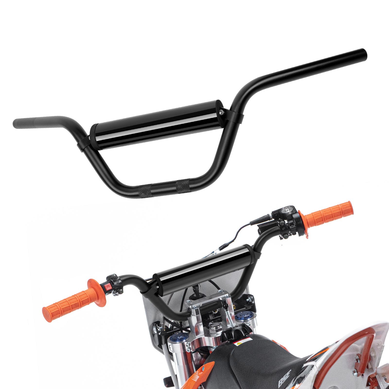 7/8″ Mid Handlebars Handle Bars w/ Foam Pad For Coleman Powersports CT200U CT100