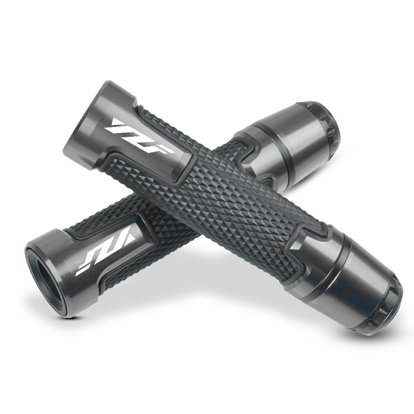 Universal 7/8” 22mm Motorcycle Handlebar Hand Grips for Yamaha YZF R1 R3 R6 R25