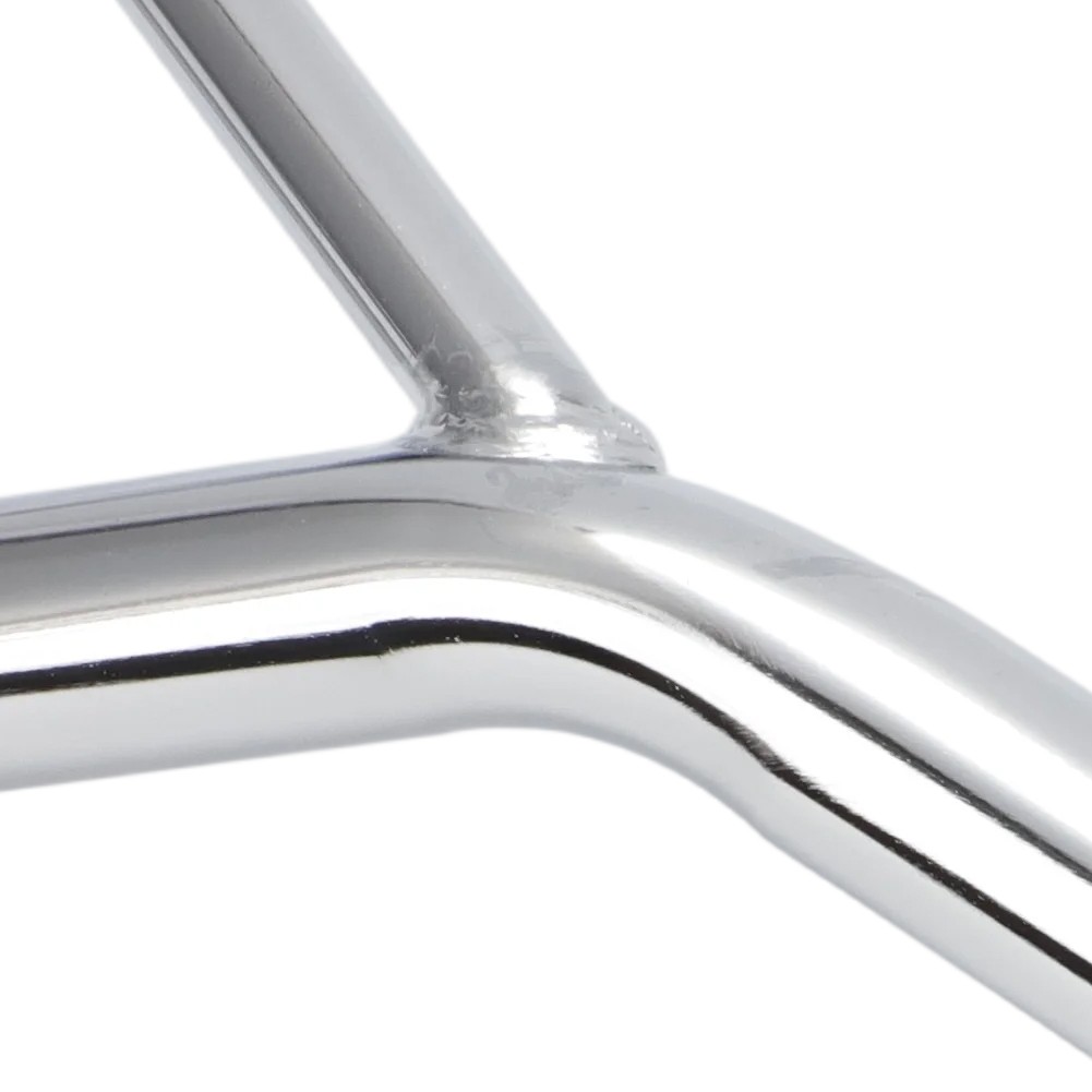 7/8″ Chrome Scrambler Motorcycle Handlebars For Vintage Honda Dirt Bike Steel