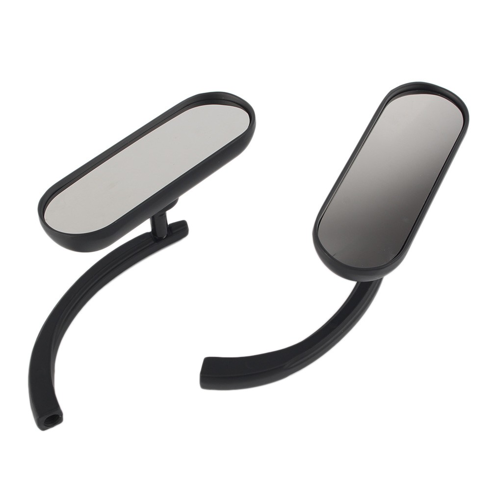 1 Pair Motor Rear View Side Mirror left right Fit All for Harley Davidson Black