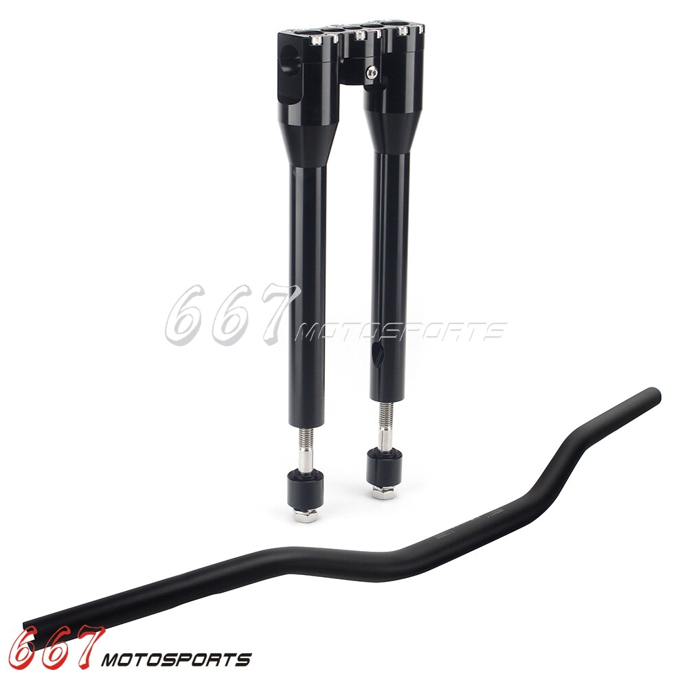 Club Style 1-1/4″ Handlebar & Riser Set Kits For Harley Dyna Softail Sportster