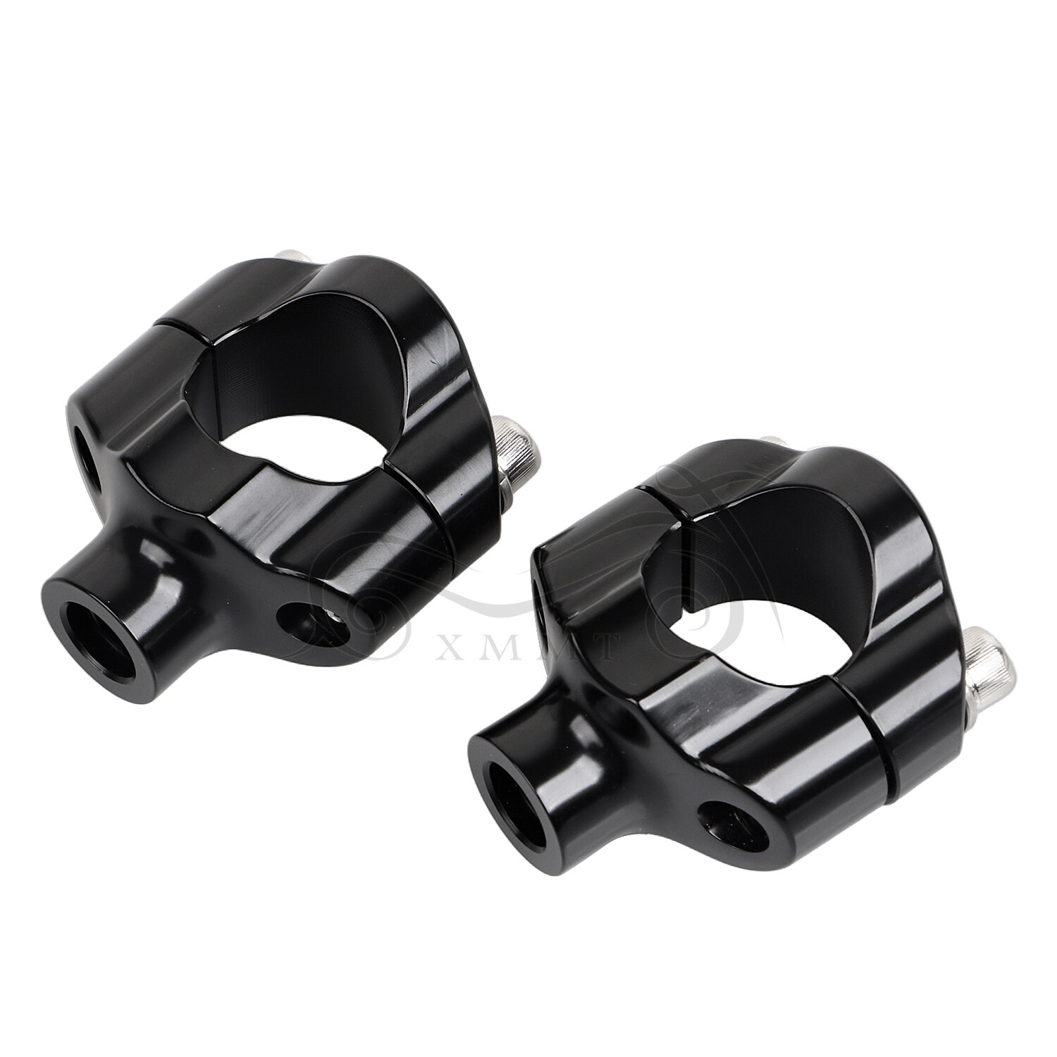 1 1/2″ Tall Handlebar Risers Clamps For Harley 1-1/4″ Bars Softail Motorcycle