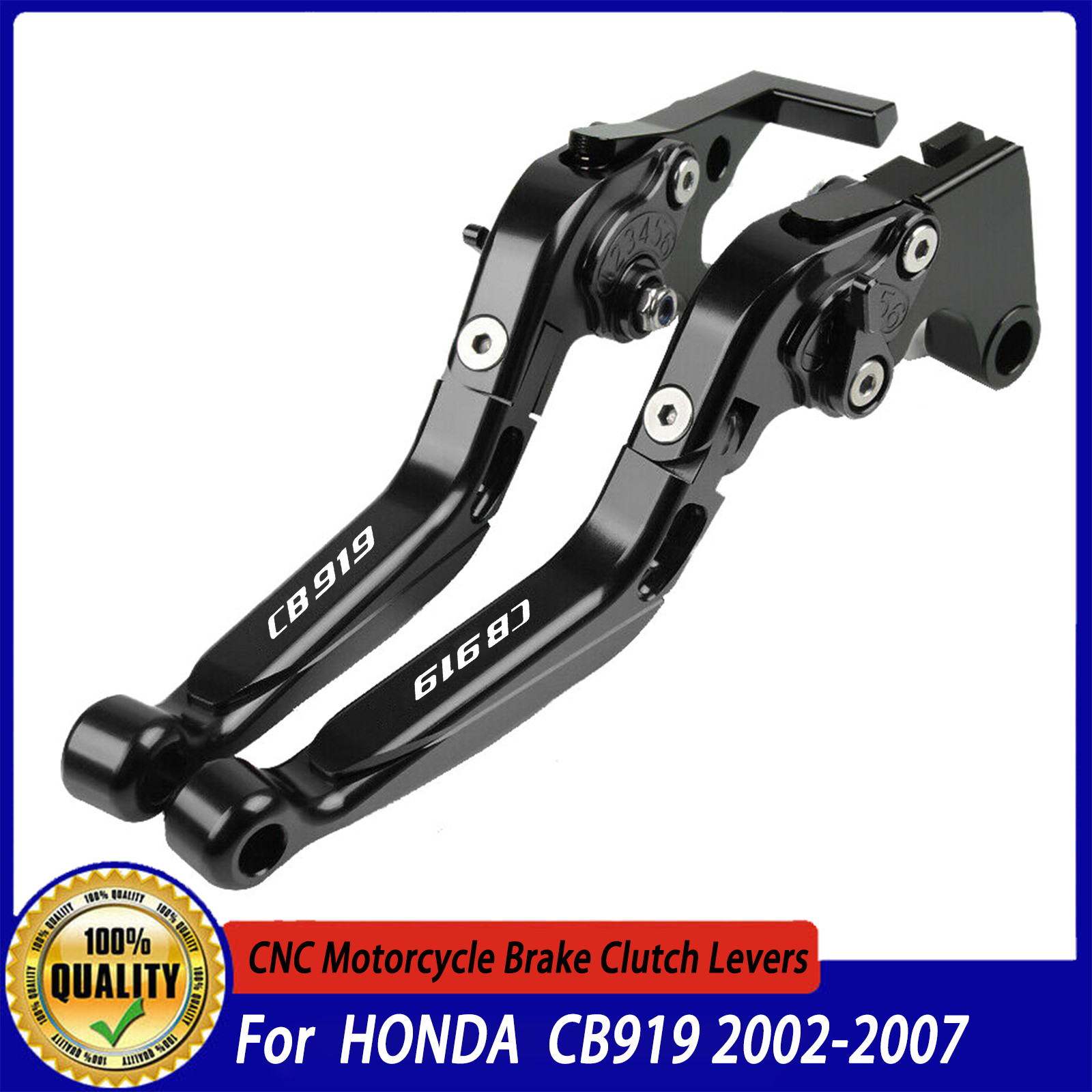LOGO CB919 CNC Motorcycle Brake Clutch Levers For HONDA CB919 2002-2007