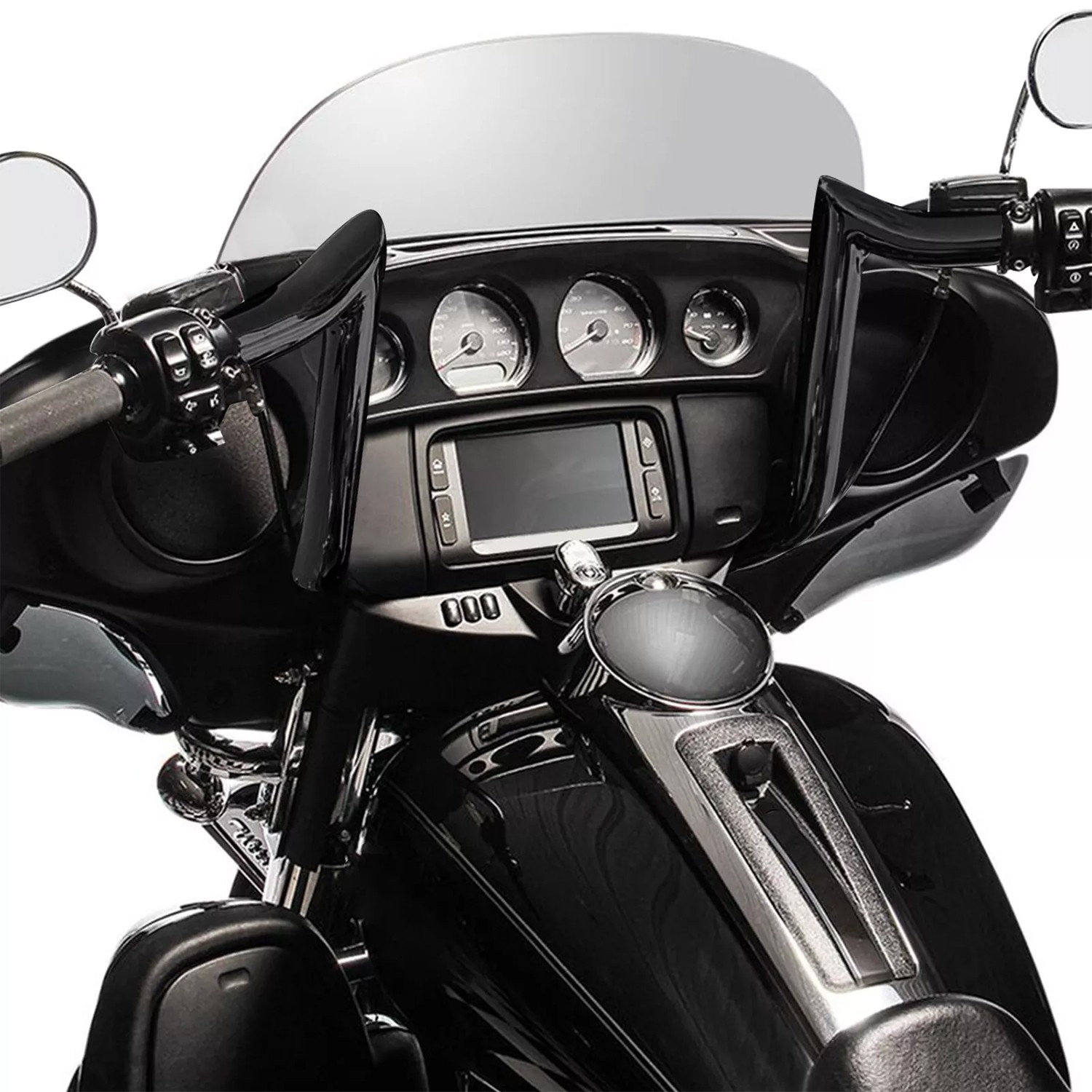 Bar 10″ 12″ 14″ Meathook Ape Hanger Handlebar For Harley Electra Street Glide