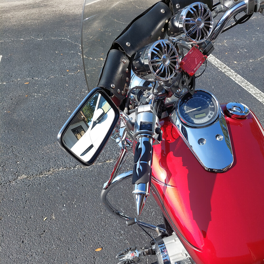 1″ Inch Motorcycle Handle Bar Hand Grips For Harley Touring XL 1200 Dyna Suzuki