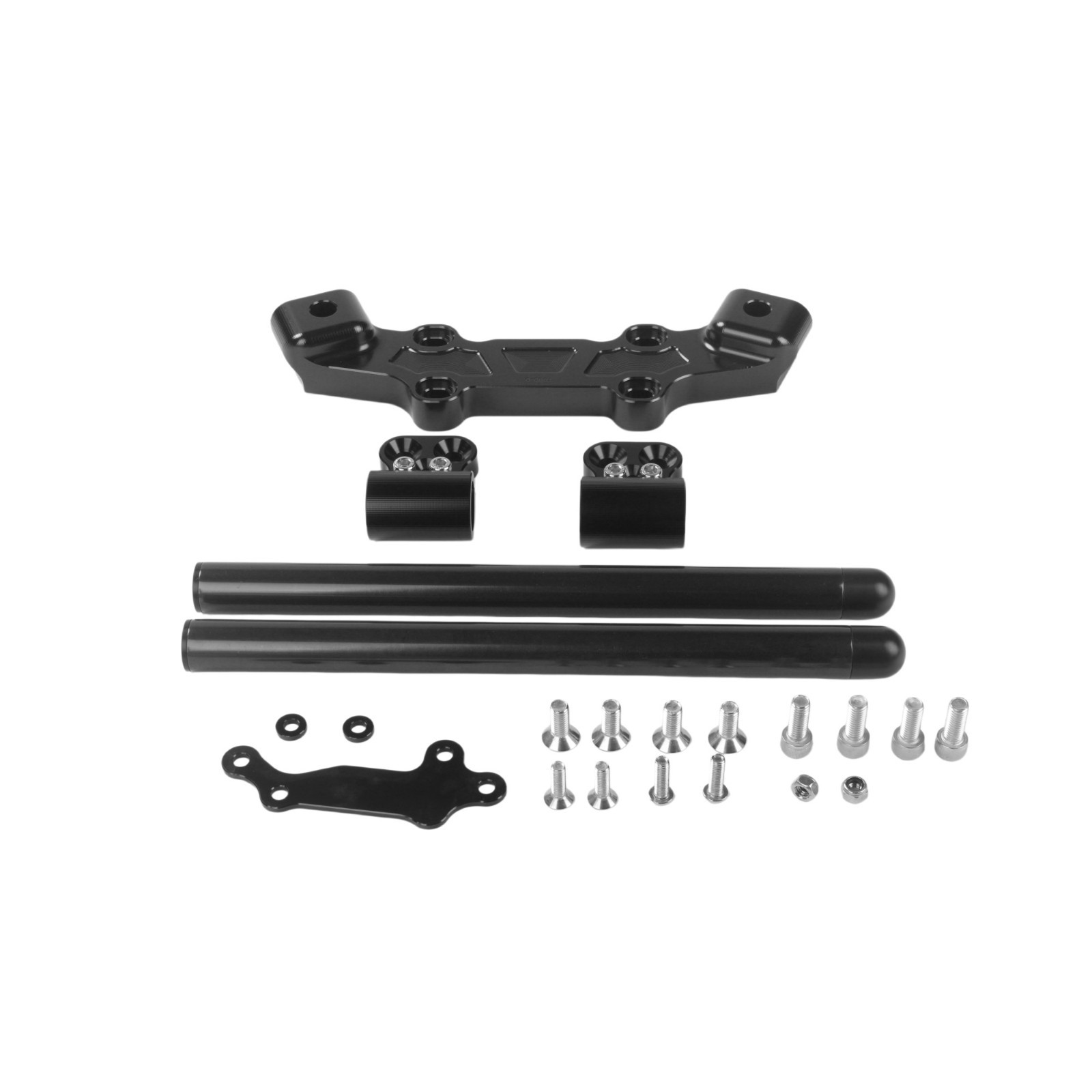 For Yamaha MT-09 FZ-09 2013-16 Handlebar 22mm BL Kit Plate Adapter Clipon CNC