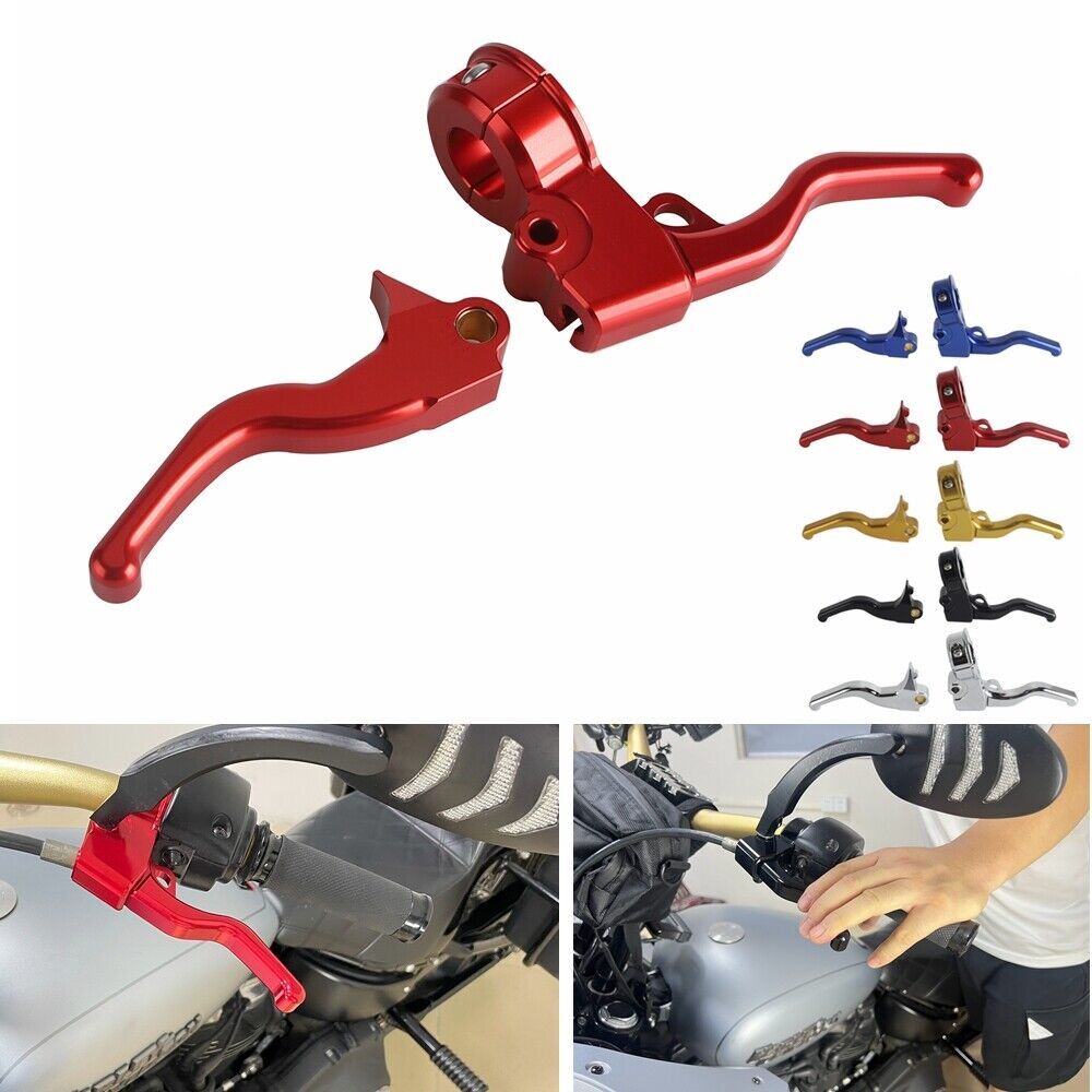 Easy Pull Clutch & Brake Lever Set For Harley Dyna FXD Street Bob FXDB Low Rider