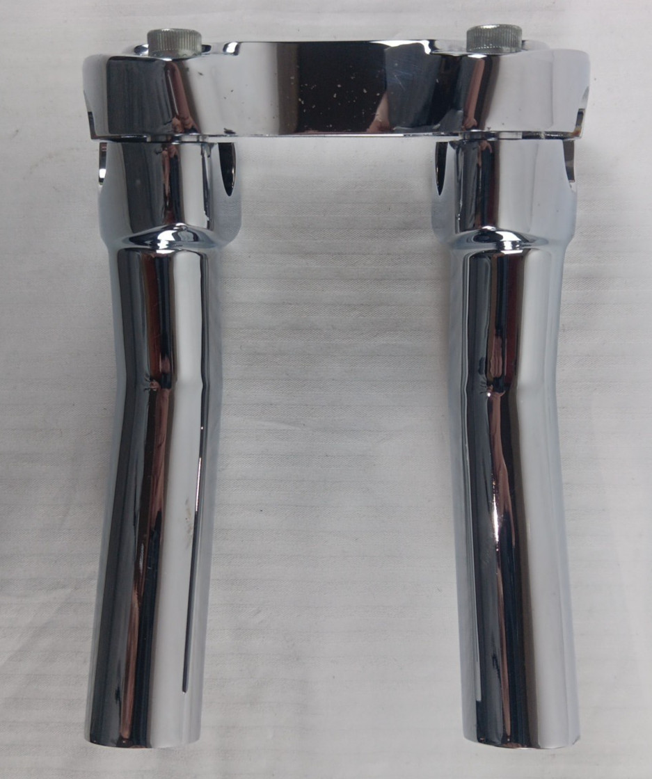 HARLEY SPORTSTER DYNA SOFTAIL 5″ HANDLEBAR RISERS W/TOP CLAMP 56568-86 56066-82A