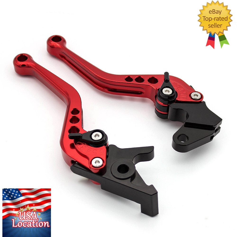 For CB500F/CBR500R/CB500X 2022 CB919 2002-2007 CNC Brake Clutch Levers Short Red