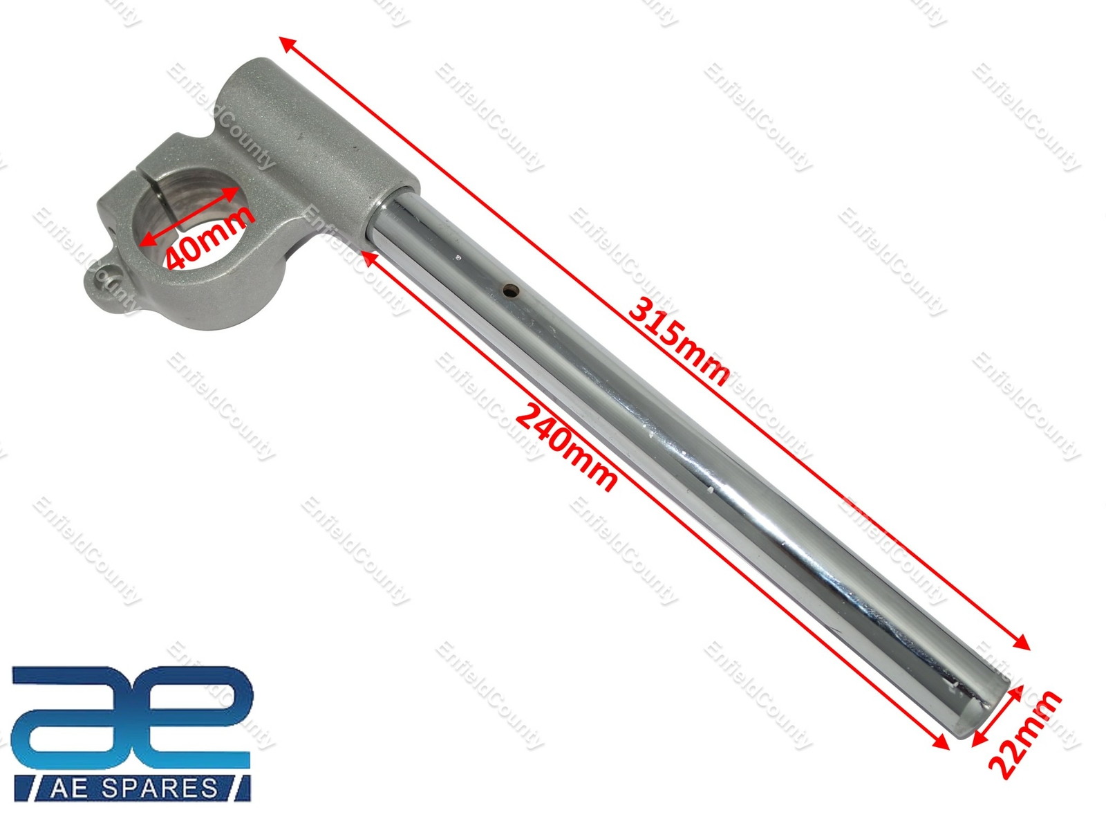 For Royal Enfield GT Continental 535 Clip On Handlebar LH & RH 585031/A ECs