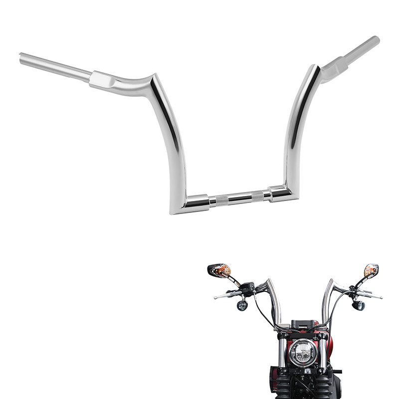 12″ Rise Ape Hanger Handlebar Fit For Harley Softail Dyna Sportster XL Road King