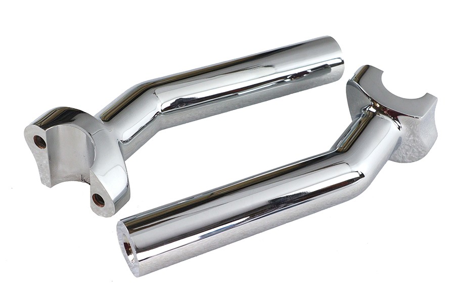 6-1/2 inch Buffalo Riser Set Chrome for Harley-Davidson