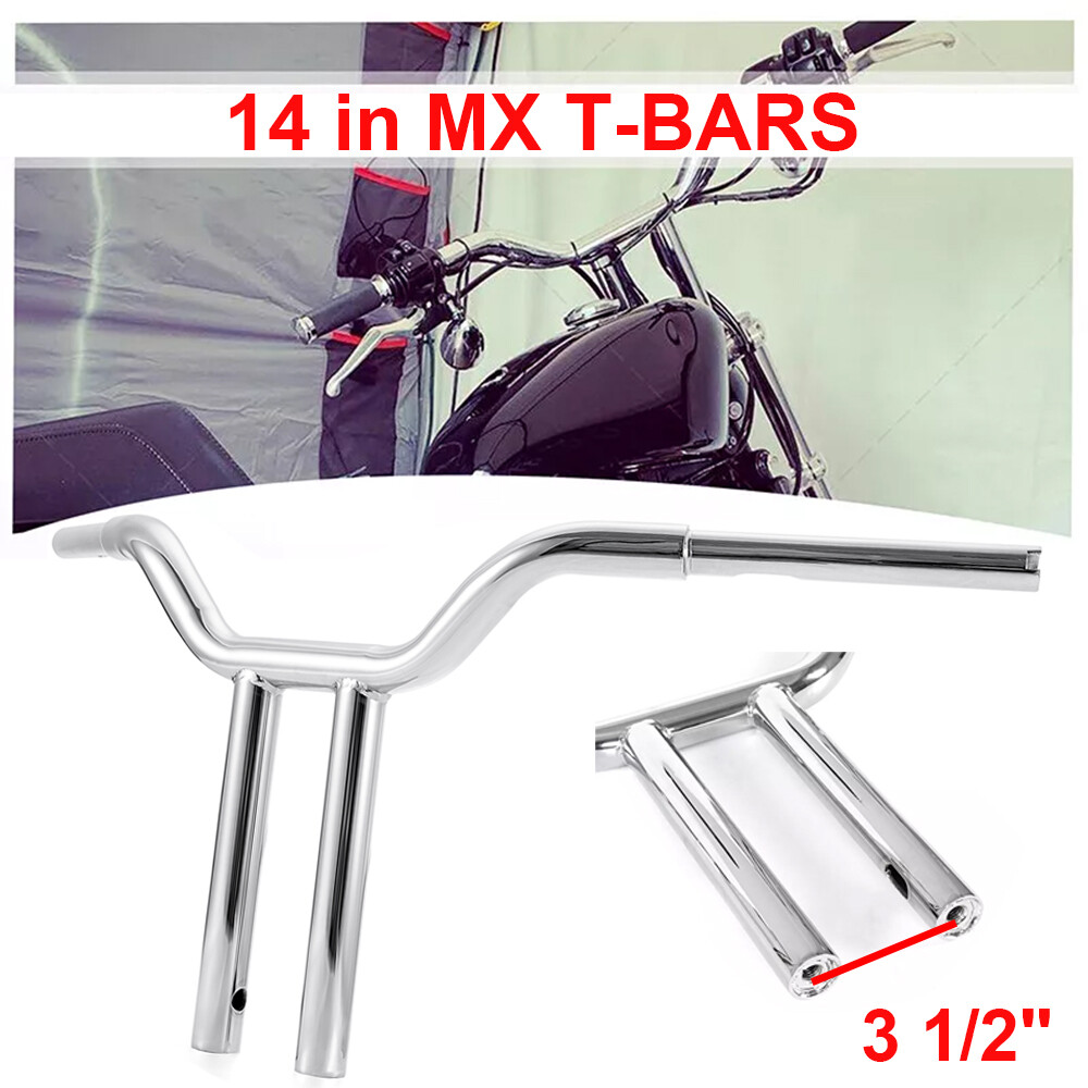 10/12/14/16/18″ Motorcycle MX-T Bars Handlebar For Harley Sportster 883 Softail