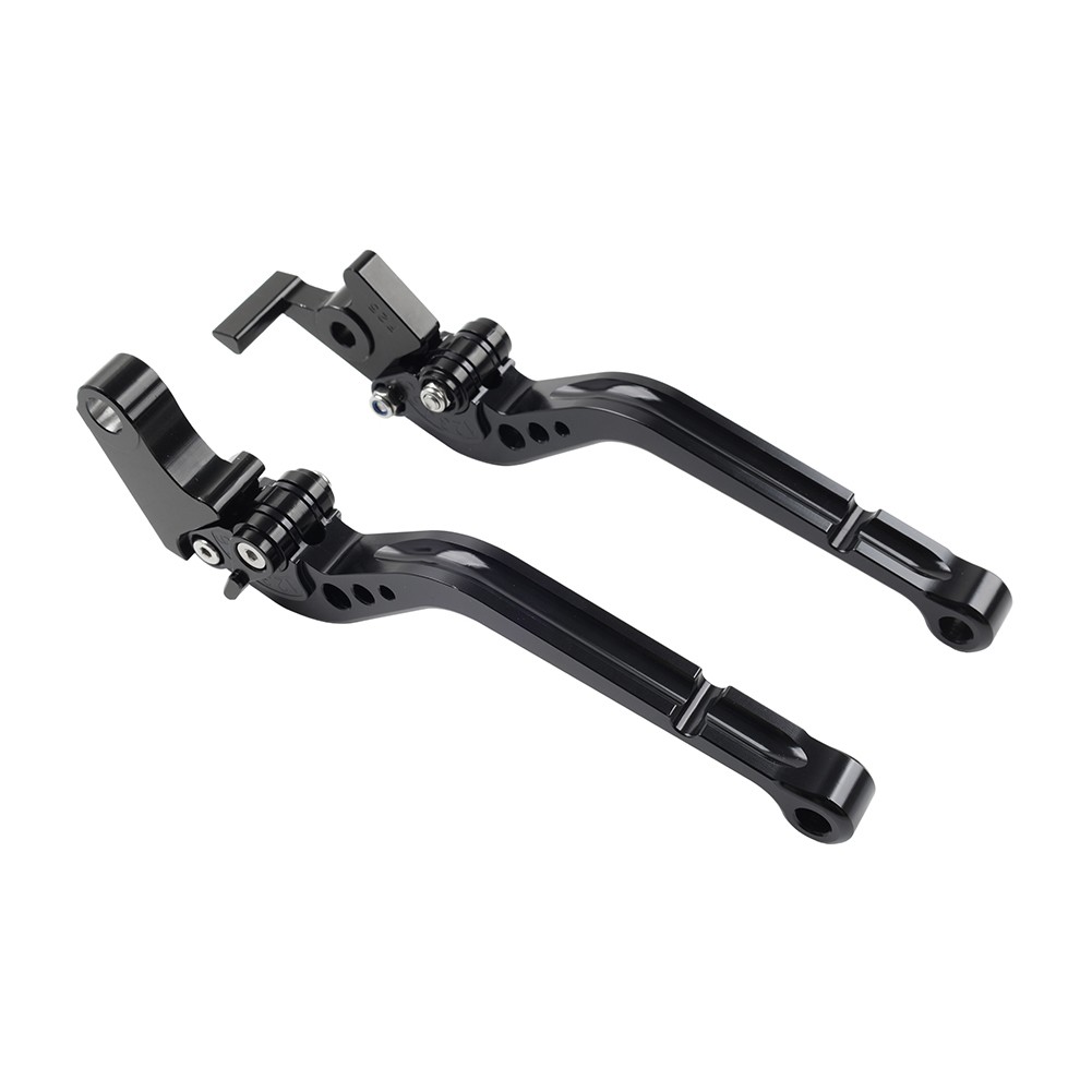 CNC Adjust Long Brake Clutch Levers For BMW R1200GS/R1250GS 2013-2020 Black