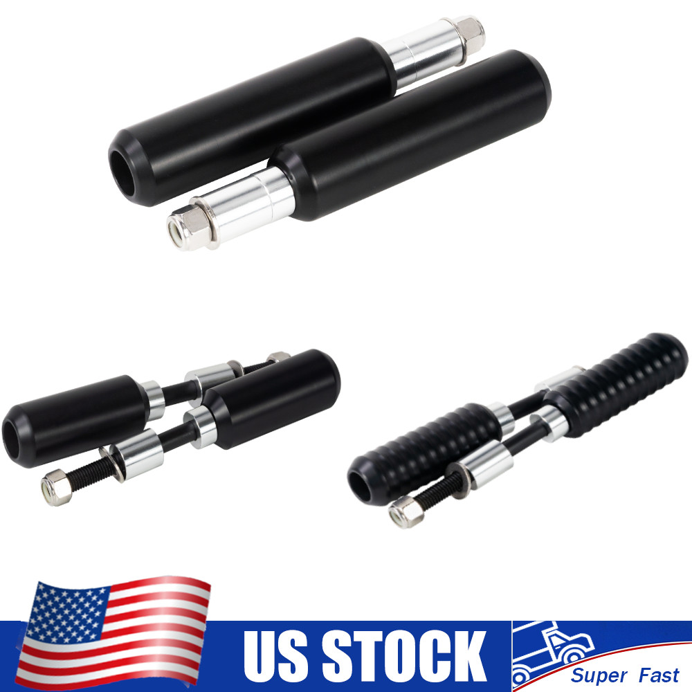 4″ 6.5″ Shock Mount Frame Slider Protection Bar For Harley Dyna Models 2006-2017
