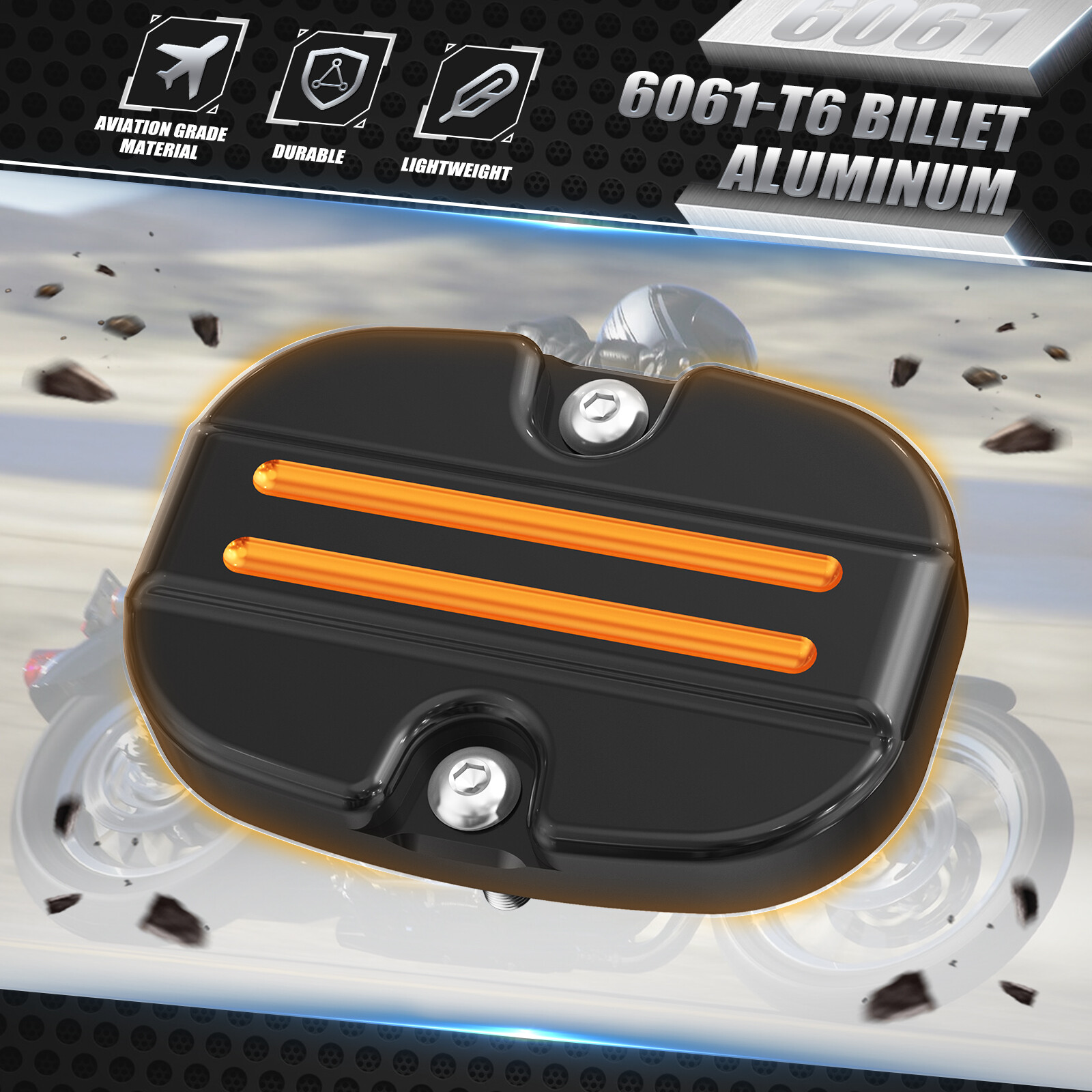 Rear Brake Master Cylinder Cover for Harley Road King Special FLHRXS 2017-2023