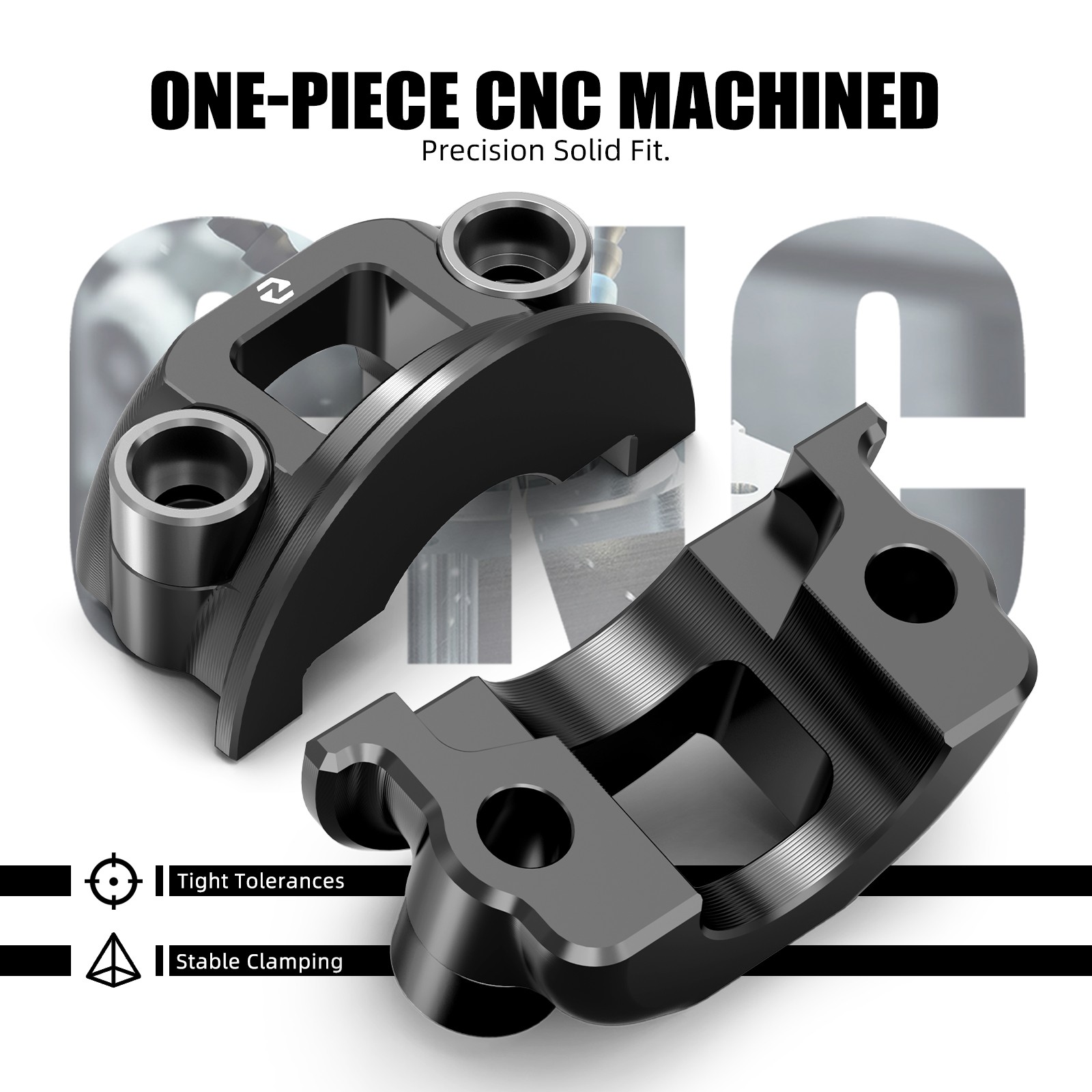 Brake Clutch Perch Half 1″ Handlebar Clamps Pair For Harley Street Glide FLHXS