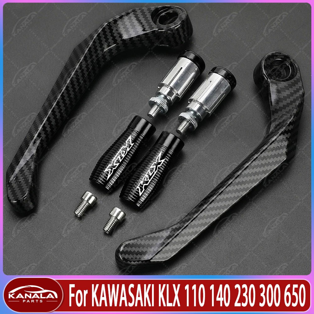 For KAWASAKI KLX 110 140 230 300 650 Brake Clutch Levers Protector Guard Parts