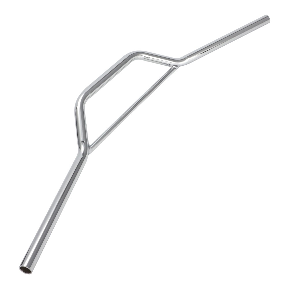 7/8″ Chrome Scrambler Motorcycle Handlebars For Vintage Honda Dirt Bike Steel