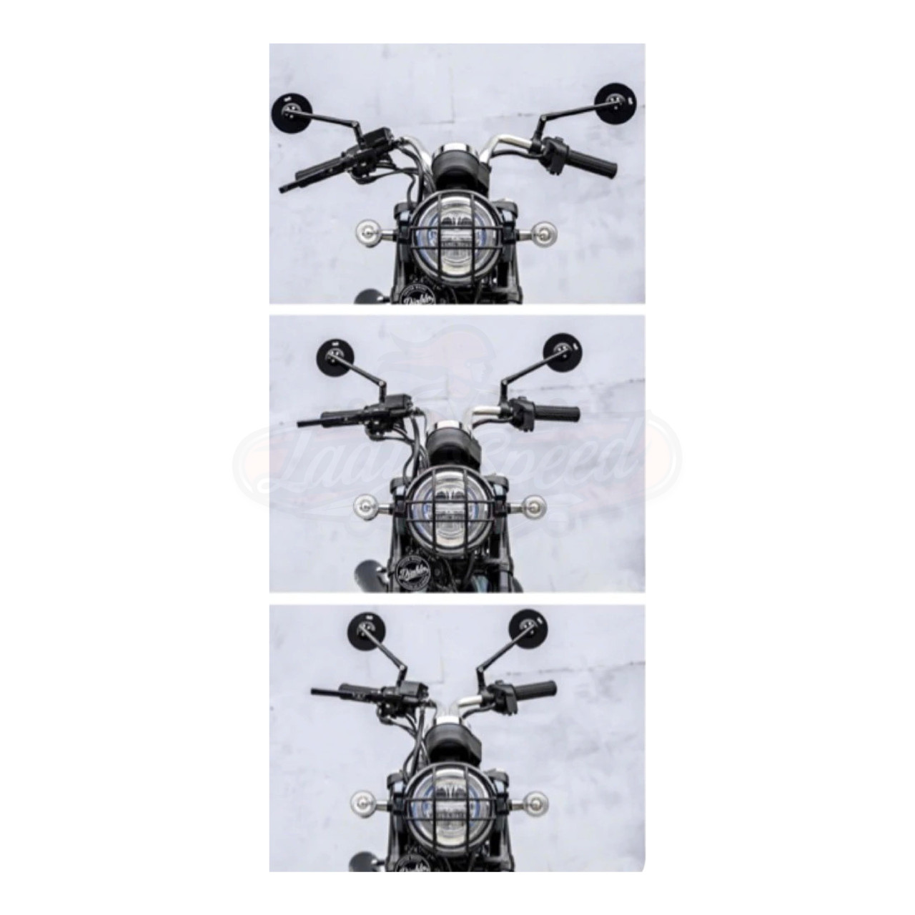 Silver Adjustable Handlebar Diabolus For 2022-2025 Honda Dax125 Dax 125 ST125