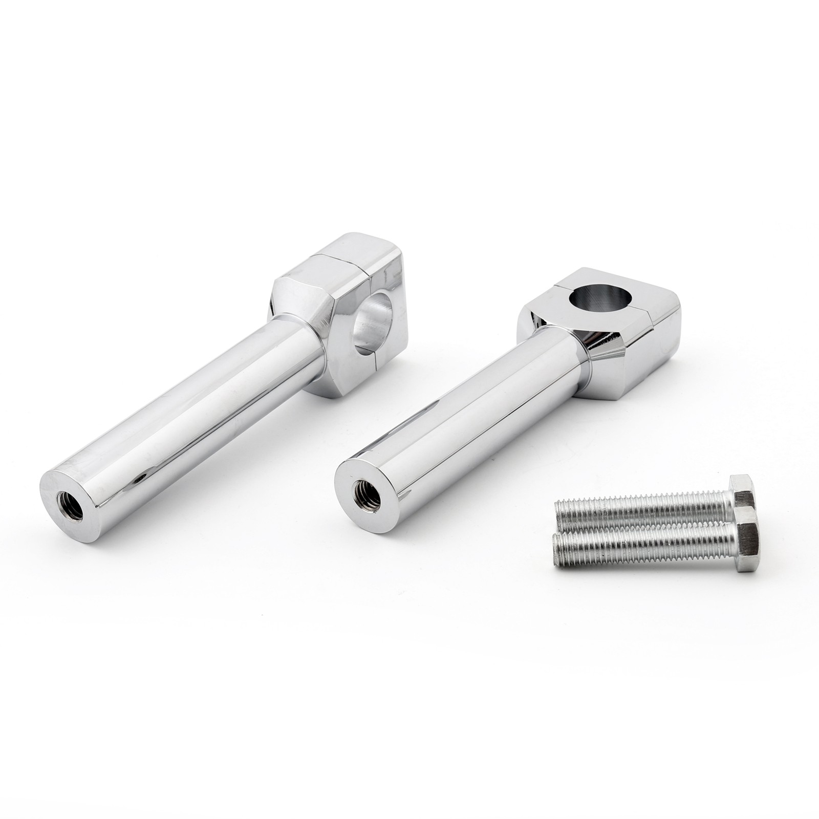 6″Motorcycle Handlebar Handle Riser Set Fit For 1″ Bar Chrome