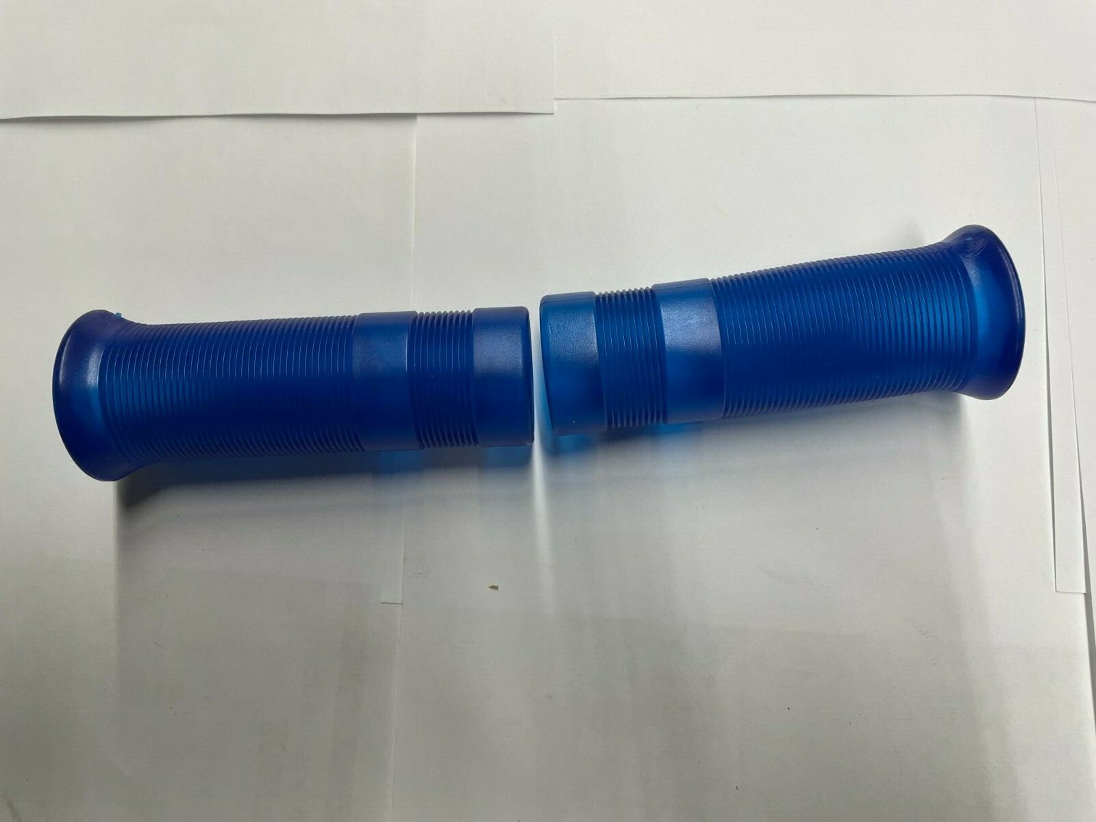 Harley Davidson shorty Chopper style Blue street Grips 1″ 110MM long