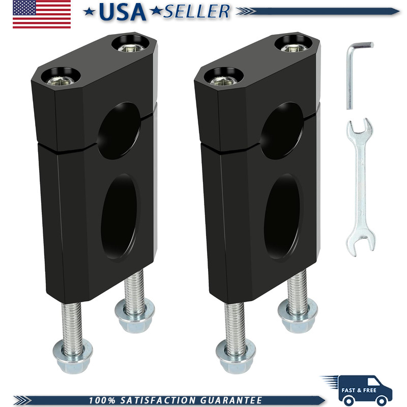 Handlebar Risers, 7/8 22mm CT200U-EX, Trailmaster MB200, Mega Moto 8Color: black