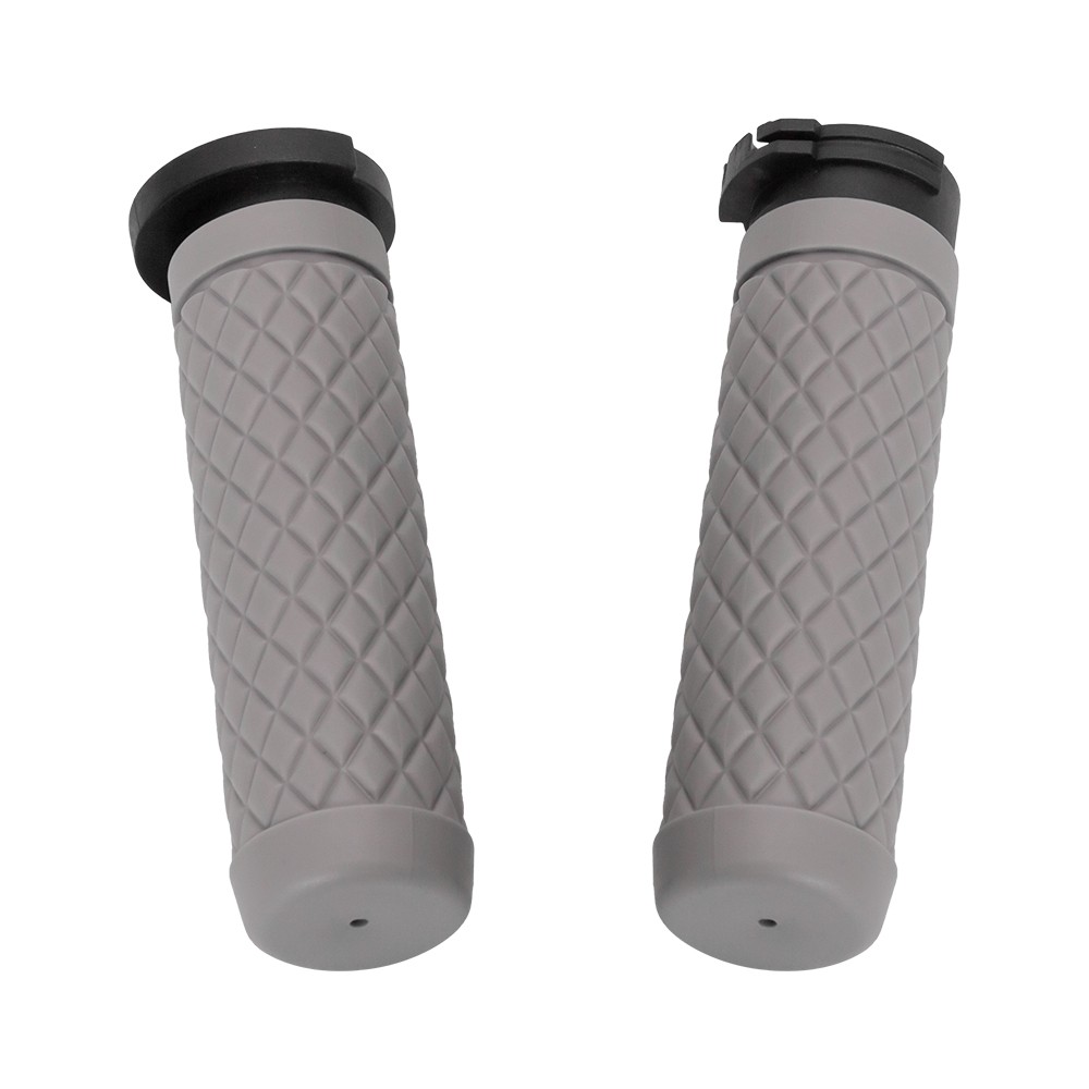 For Harley New Gray 1″ Cable Throttle Hand Grips Rubber Tube Soft Rubber