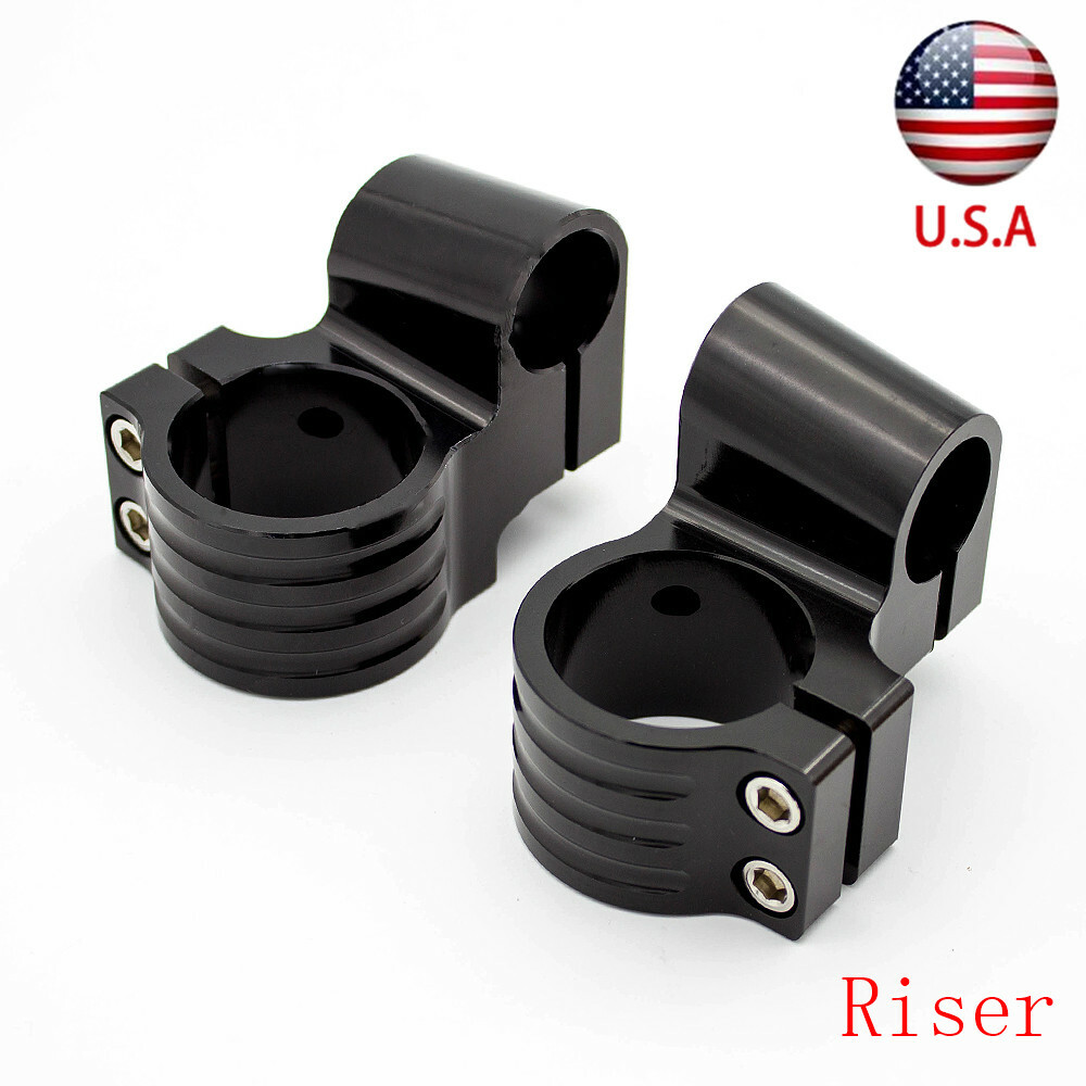 54mm Fork Clip on Clip-ons Handlebar Head Mount Clamp 1″ Rised Universal Motor