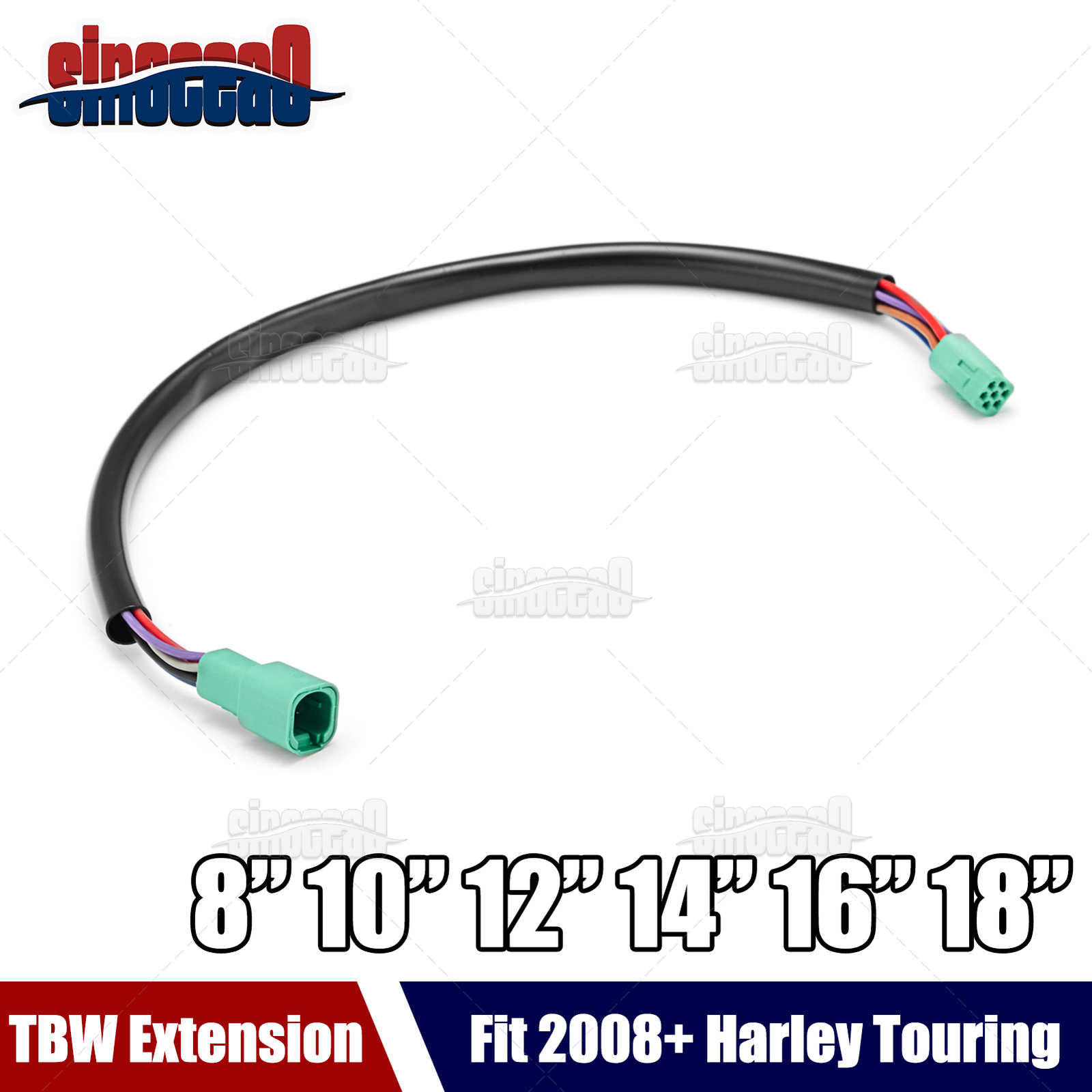 8/10/12/14/16/18″ TBW Handlebar Throttle By Wire Extension For Harley Touring