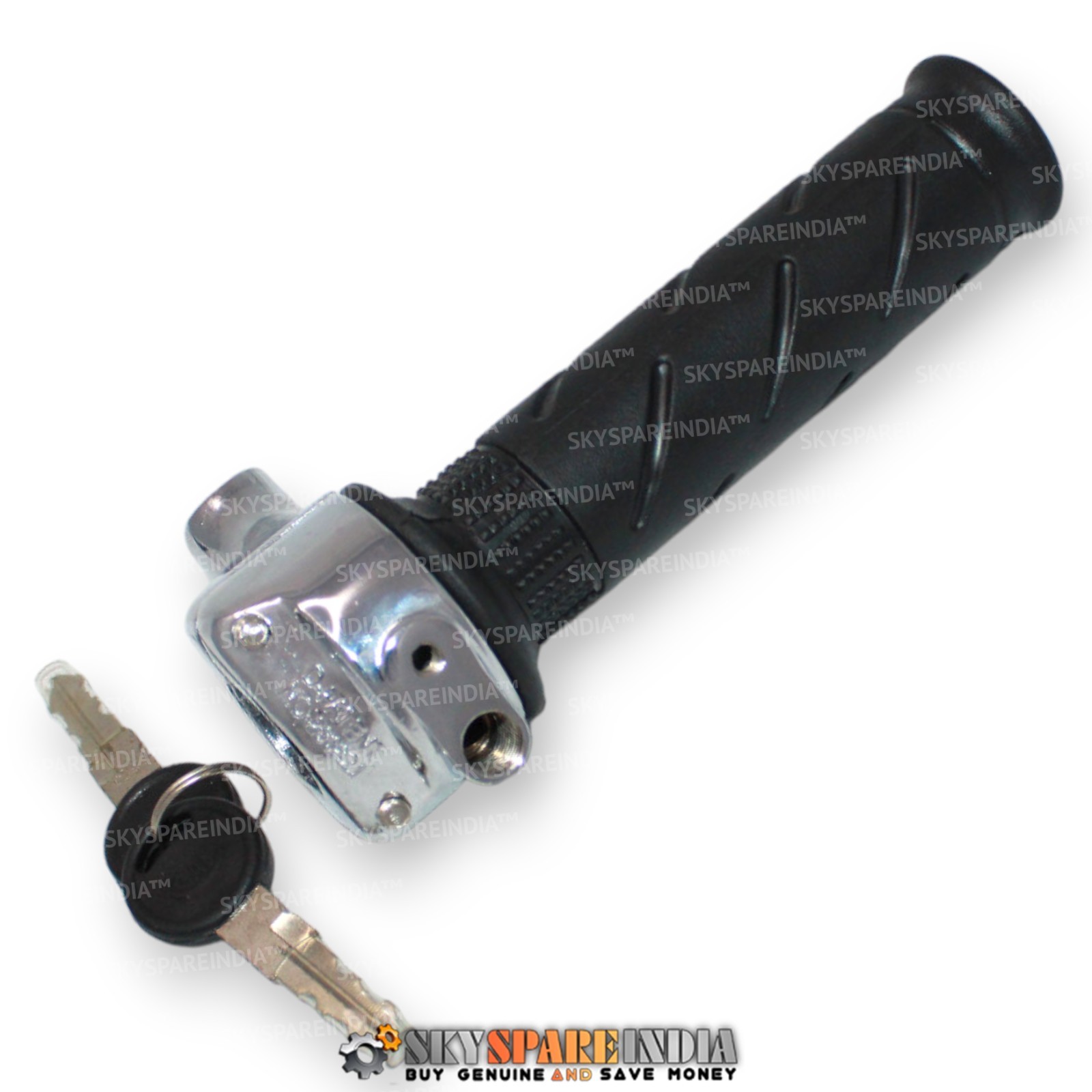 Lockable Throttle Twist Grip Compatible With Royal Enfield Triumph Norton BSA
