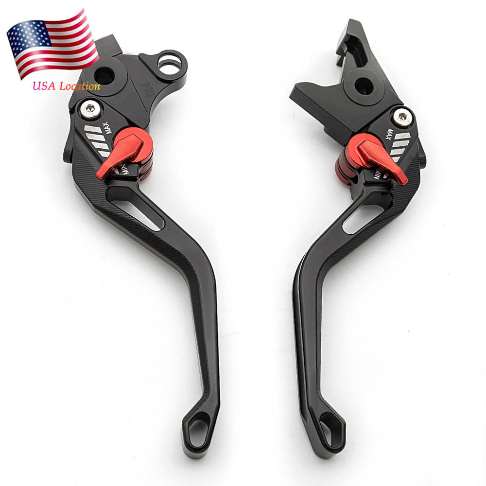 For VTX1300 2003-2008 CB400 VTEC 2002-2008 Brake Clutch Levers CNC Short Black