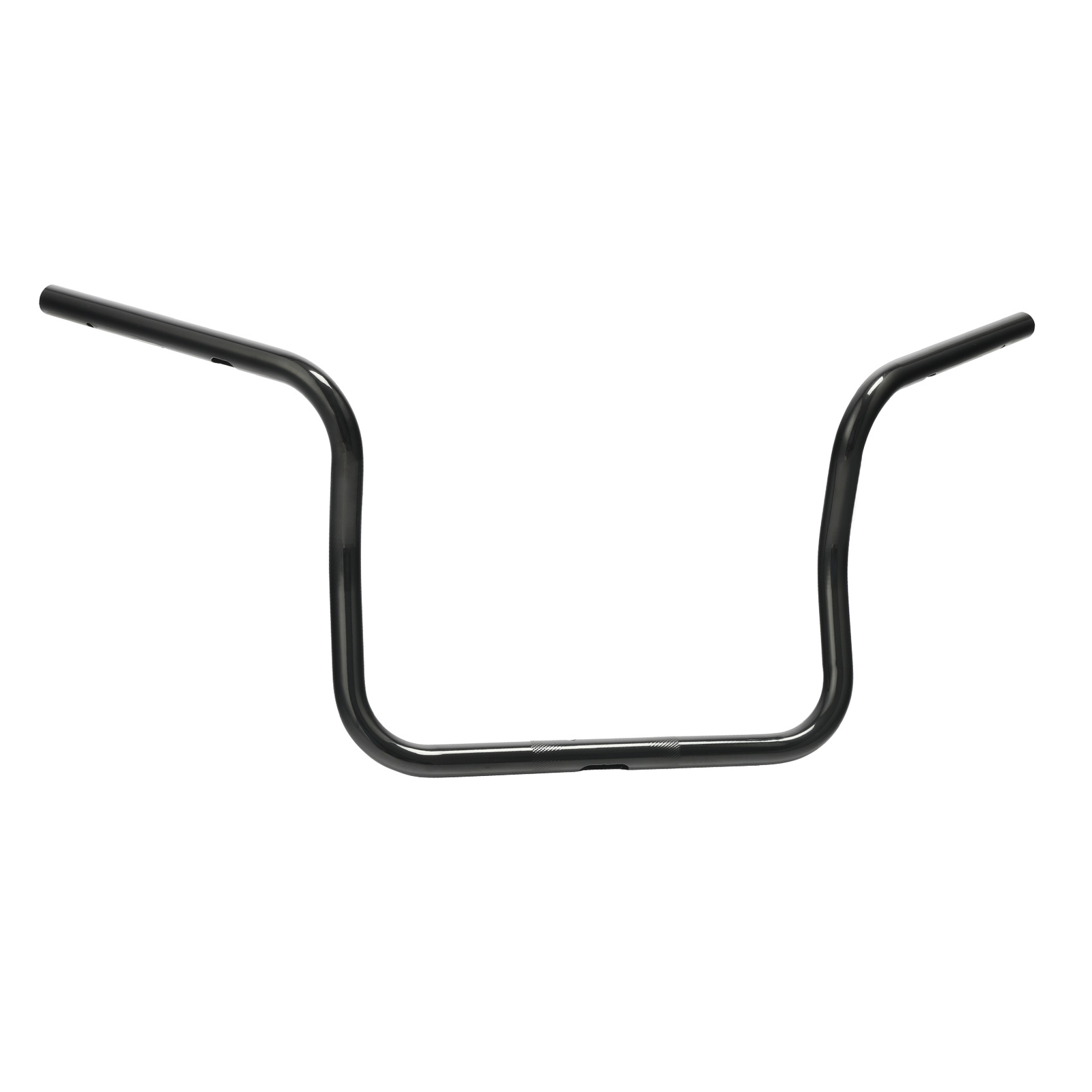 Black 12” Rise 1” Ape Hanger Handlebar Fit For Harley CVO Street Glide 23-26