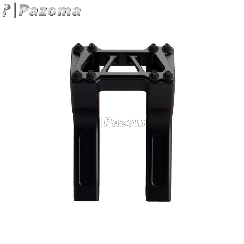 4″ 6″ 8″ 10″ 12″ 14″ Handlebar Risers Pull-Back Top Clamp For Harley Street bob