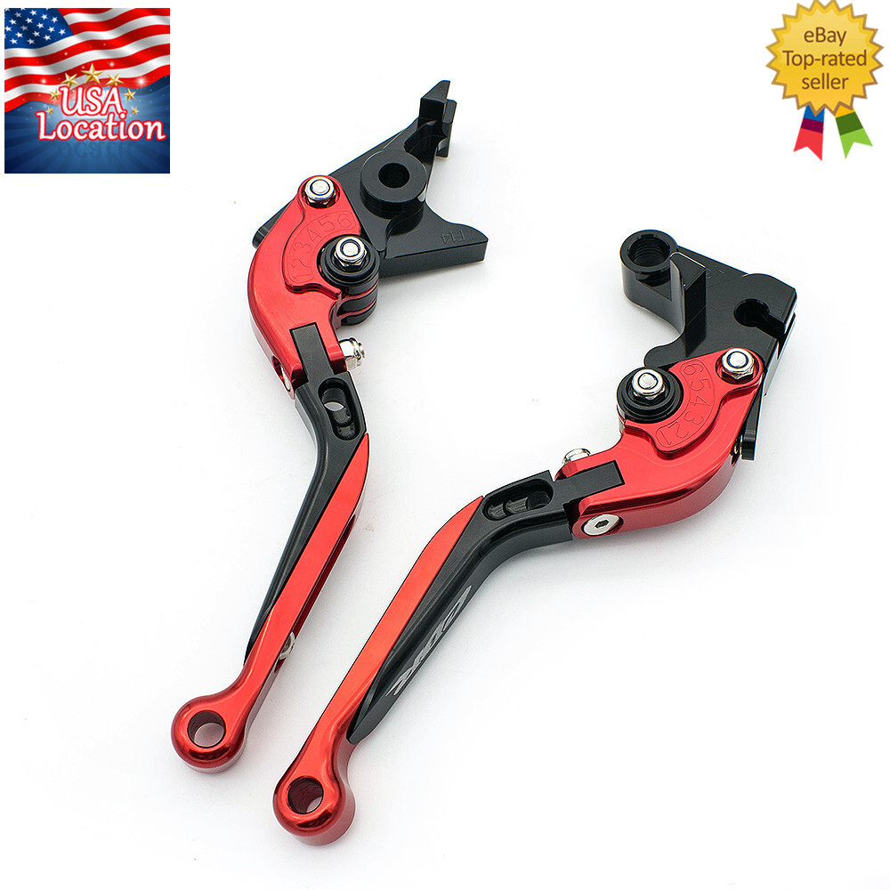 For Honda CBR900RR 1993-1999 Foldable Extendable Brake Clutch Levers CNC Logo
