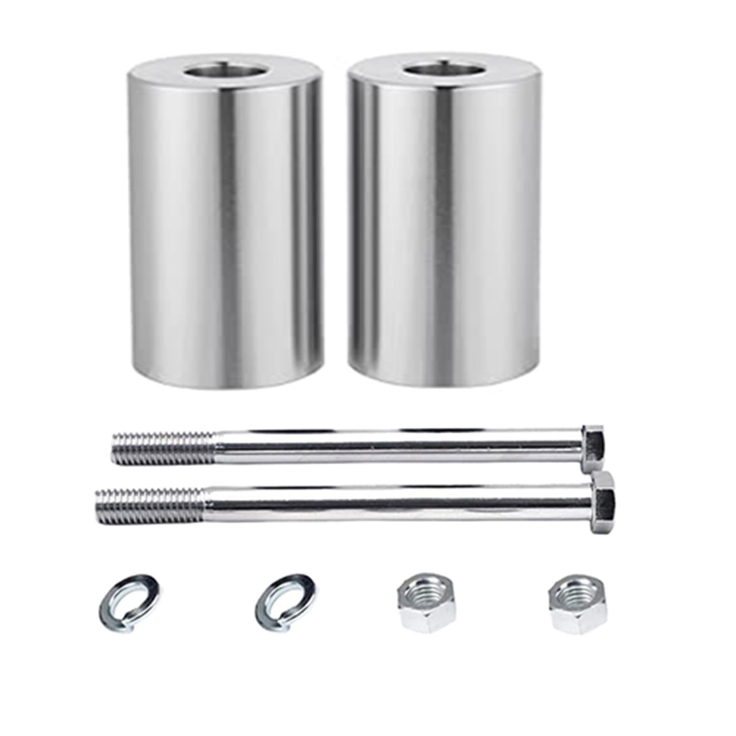 2 Rise Handlebar Risers Extension 1-1/4 Handlebars Spacers for Harley Touring…