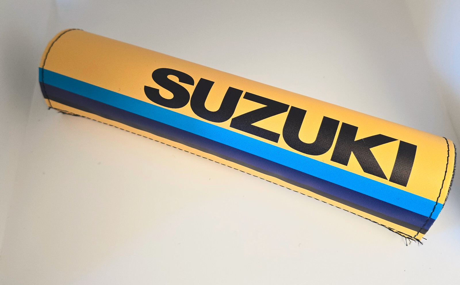 Suzuki Stripe Vintage Design Motorcycle Bar Pad 10″ Matte Finish